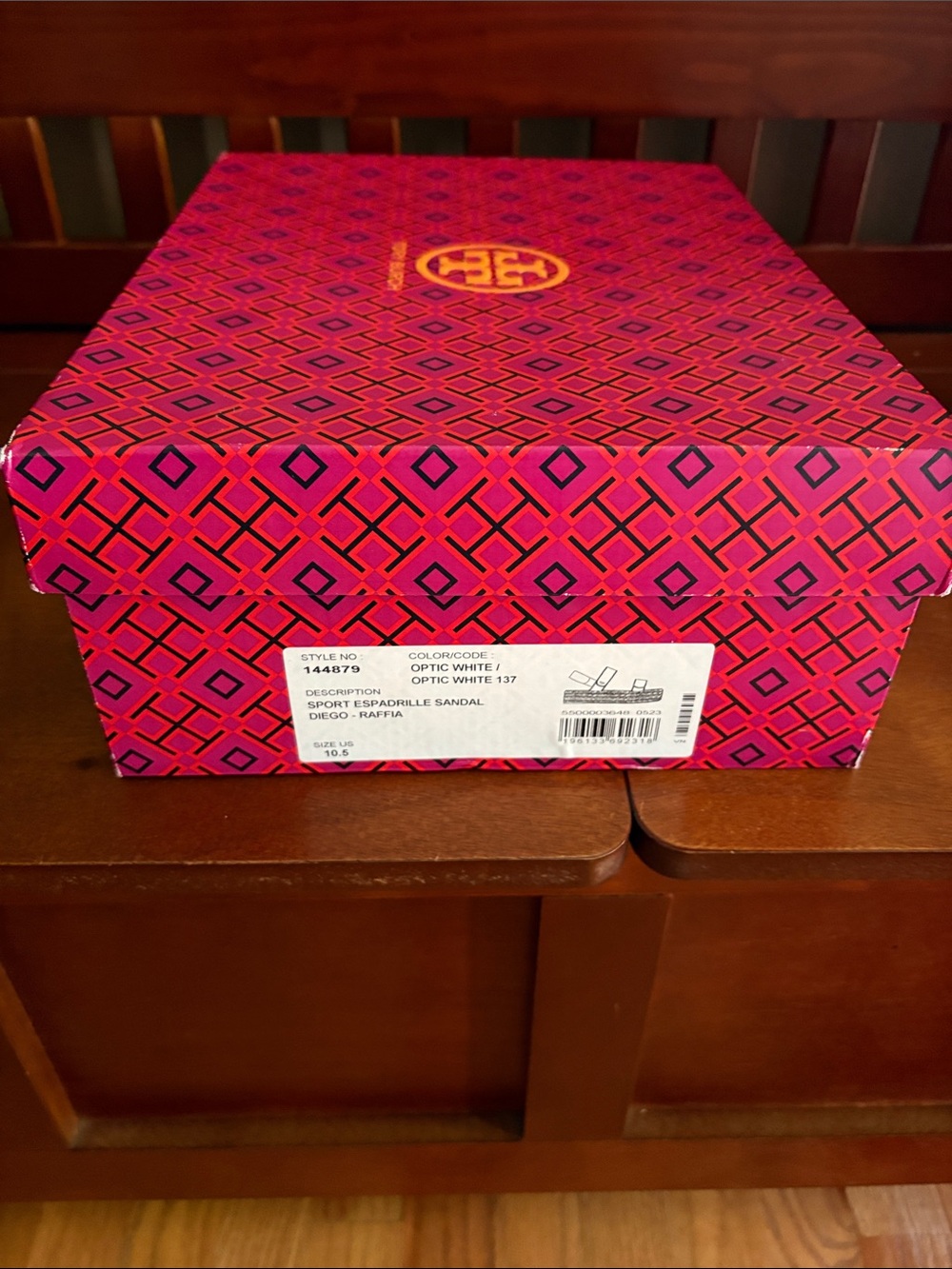Tory Burch Women's White Espadrille Sandals, Size 10.5 NIB - Picture 5 of 5